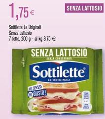 Sottilette - Le Originali Senza Lattosio