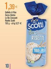 Scotti - Gallette Di Riso Senza Glutine Le Bio Croccanti Risette