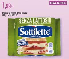 Sottilette -  Le Original Senza Lattosio
