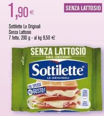 Sottilette - Le Originali Senza Lattosio