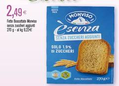 Monviso - Fette Boscottate Senza Zuccheri Aggiunti