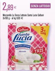 Galbani - Mozzarella La Senza Lattosio Santa Lucia