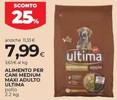 Ultima - Alimento Per Cani Medium Maxi Adulto