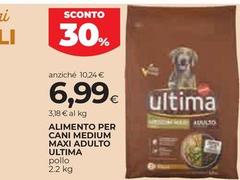 Ultima - Alimento Per Cani Medium Maxi Adulto