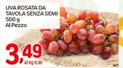 Uva Rosata Da Tavola Senza Semi