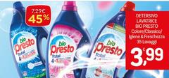 Bio Presto - Detersivo Lavatrice