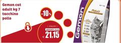 Gemon -  Cat Adult Kg 7 Tacchino Pollo
