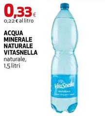 Vitasnella - Acqua Minerale Naturale