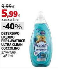 Coccolino - Detersivo Liquido Per Lavatrice Ultra Clean