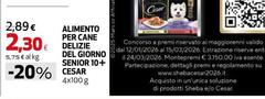 Cesar - Alimento Per Cane Delizie Del Giorno Senior 10+