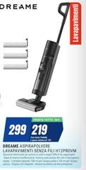 Dreame -  Aspirapolvere Lava Pavimenti H12PROVM