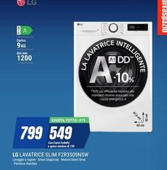 LG - F2R3S09NSW lavatrice 9 kg 1200 Giri/min D Bianco