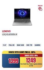 Lenovo - Loq 83je0001ix