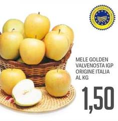 Mele Golden Valvenosta IGP Origine Italia