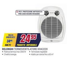 De Longhi - Termoventilatore HVA3220