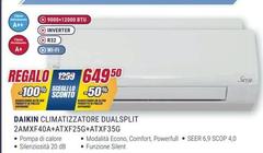 Daikin - Climatizzatore Dualsplit 2AMXF4004ATXFX25G+ATX53G