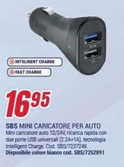 Sbs -  Mini Caricatore Per Auto