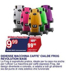 Didiesse - Macchina Caffe' Cialde Frog Revolution Base