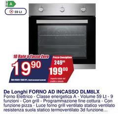 De Longhi - Forno Ad Incasso DLM8LX