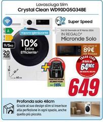 Samsung - Crystal Clean WD90DG5G34BE