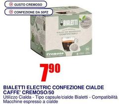 Bialetti -  Eléctric Confezione Cialde Caffe' Cremoso/50