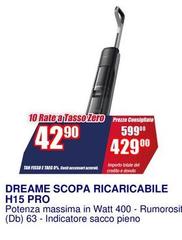 Dreame - Scopa Ricaricabile H15 Pro