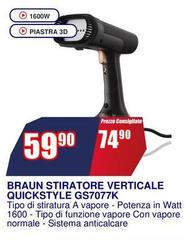 Braun - Stiratore Verticale Quickstyle GS7077K