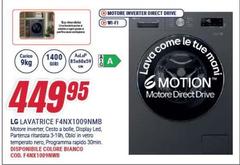 LG - Lavatrice F4NX1009NMB