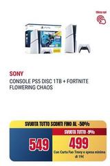Sony - Console Ps5 Disc 1tb + Fortnite Flowering Chaos