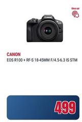 Canon - Eos R100+RF-S 18-45mm F/4.5-6.3 IS STM