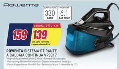 Rowenta -  Sistema Stirante A Caldaia Continua VR8317