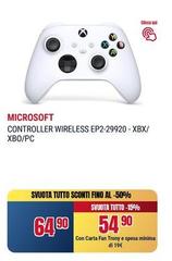 Microsoft - Controller Wireless Ep2-29920 - Xbx/xbo/pc