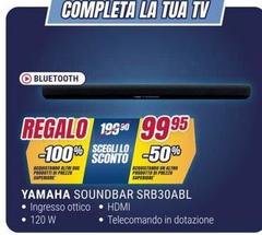 Yamaha - Soundbar SRB30ABL