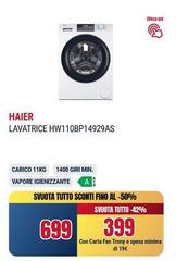 Haier - HW110BP14929AS Lavatrice Caricamento Frontale 699 L A Bianco