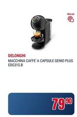 De Longhi - Macchina Caffè A Capsule Genio Plus Edg315.b