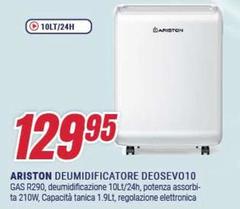 Ariston - Deumidificatore DeoSEV010