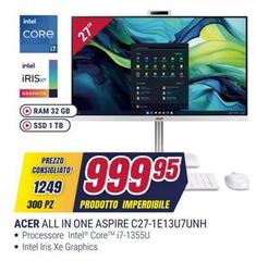 Acer - All In One Aspire C27-1E13U7UNH