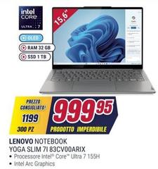 Lenovo - Notebook Yoga Slim 7i 83CV00AIX