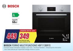 Bosch - Forno Multifunzione HBF113BR15