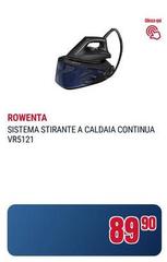 Rowenta - Sistema Stirante A Caldaia Continua VR5121