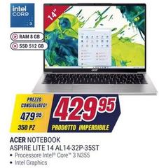 Acer - Notebook Aspire Lite 14 AL14-32P-35ST
