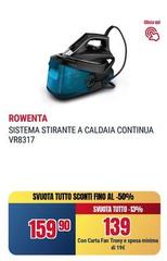 Rowenta - Sistema Stirante A Caldaia Continua Vr8317
