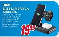 3in 1 Base Di Ricarica Wireless
