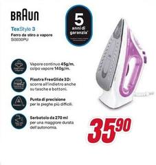 Braun - Ferro Da Stiro A Vapore SI303P3/PO