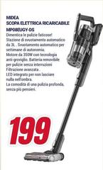 Midea - Scopa Elettrica Ricaricabile MpoBUGUEY-DS