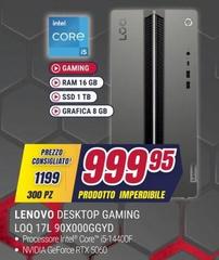 Lenovo - Desktop Gaming Loq 17l 90x000ggyd