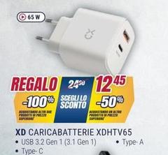 XD Caricabatterie Xdhtv65