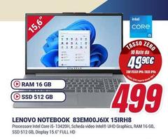 Lenovo - Notebook 83EM00J6IX 15IRH8