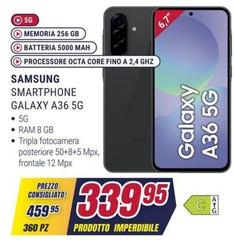 Samsung - Smartphone Galaxy A36 5G