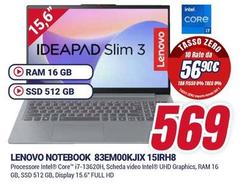 Lenovo - Notebook 83EMO0KJIX 15IRH8